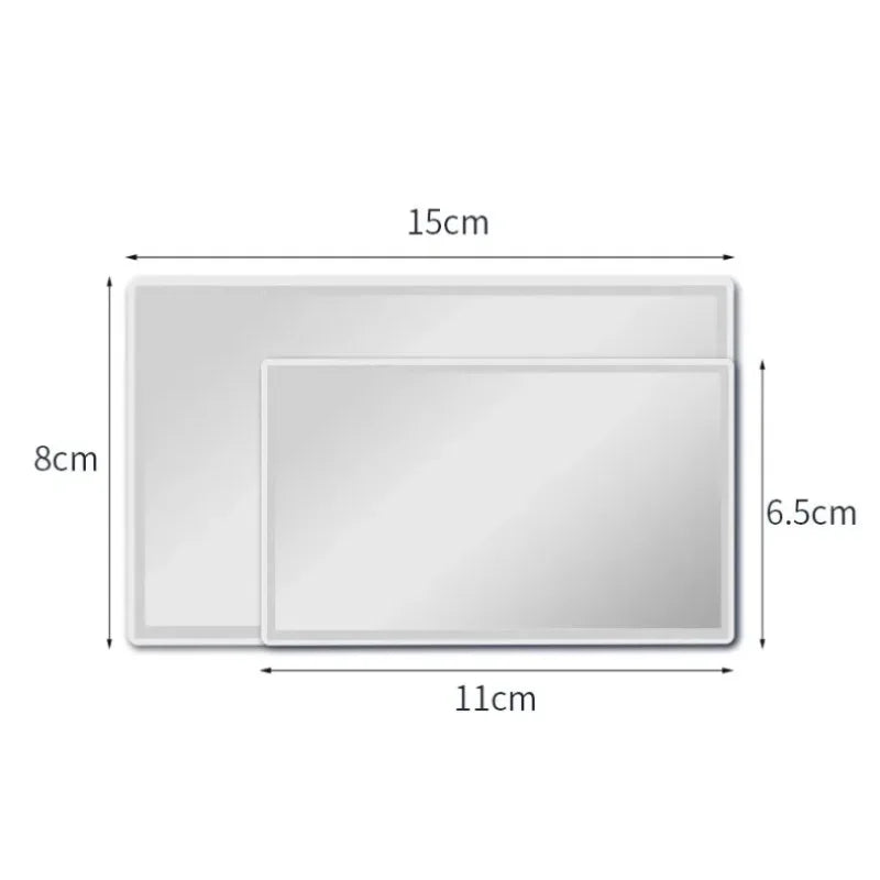Car Sun Visor Makeup Mirror LED Touch Screen Charging Adjustable Brightness Auto Vanity MirrorInterior Makeup HD Mirror