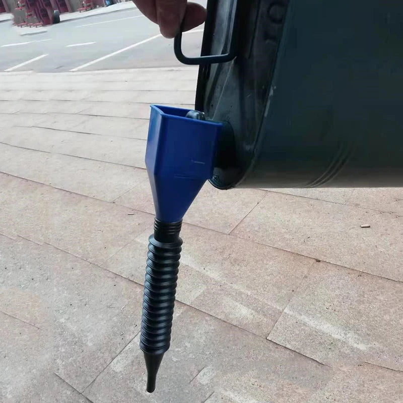 Car Refueling Funnel Gasoline Foldable Plastic Car Motorcycle Refueling Oil Funnel for Car Engine Filling Tool Accessories