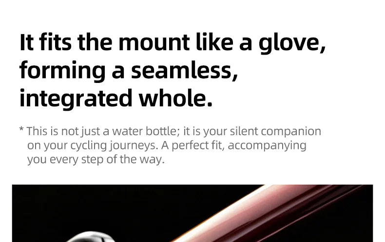 New KKX Bicycle Aerodynamic Water Bottle Bracket Set 610ml Bike Water Bottle MTB Road Bike Frame Down Tube Riding Water Kettle