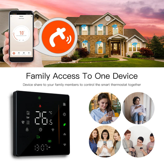 ZIGBEE TUYA Thermostat Programmable Room Temperature Controller for Gas Boiler/Electric Floor Heating/Water Working with Alexa