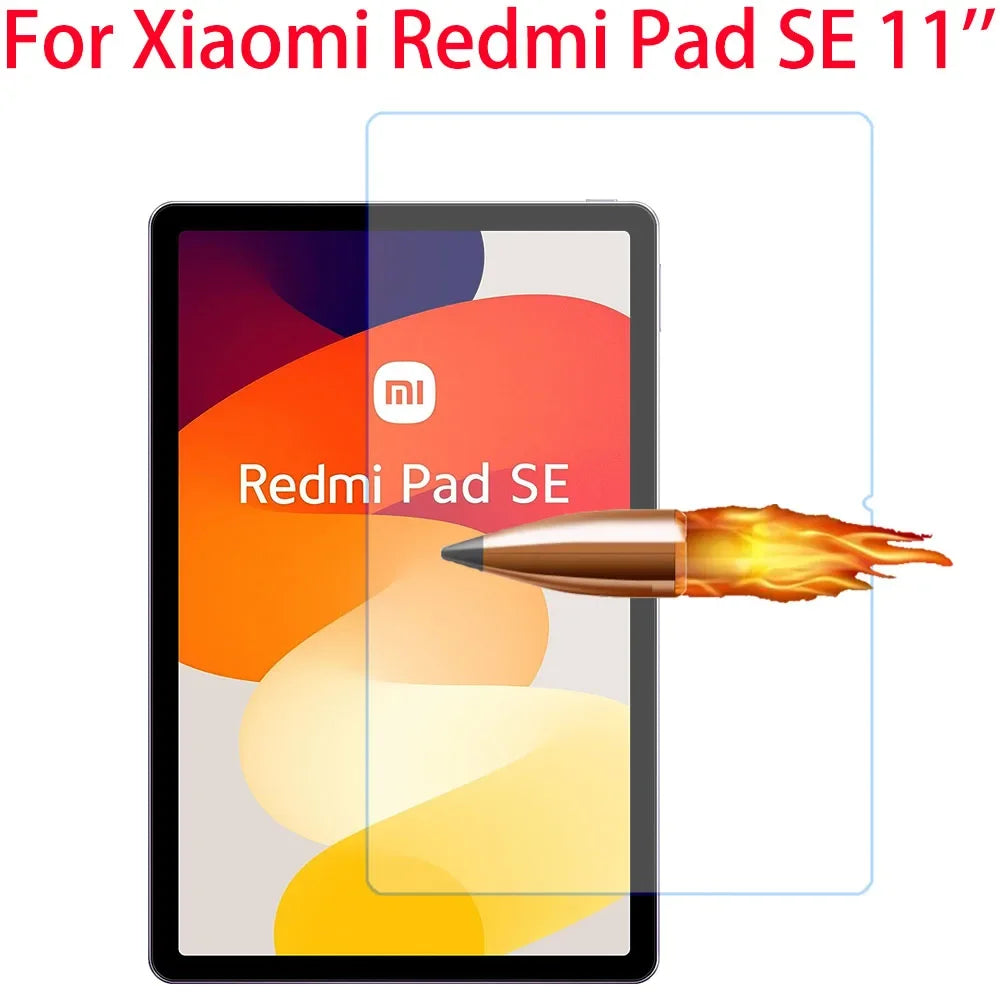 Tempered Glass For Xiaomi Redmi Pad SE 11 inch 2023 Protective Film For Redmi Pad SE Tablet Screen Protectors