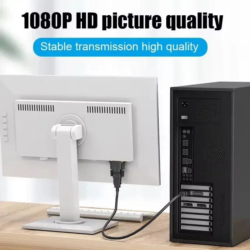 1080P DVI to HDMI-Compatible Adapter Plated Plug DVI 24+1 Male to Female HDMI-compatible Video Converter for PC HDTV Projector