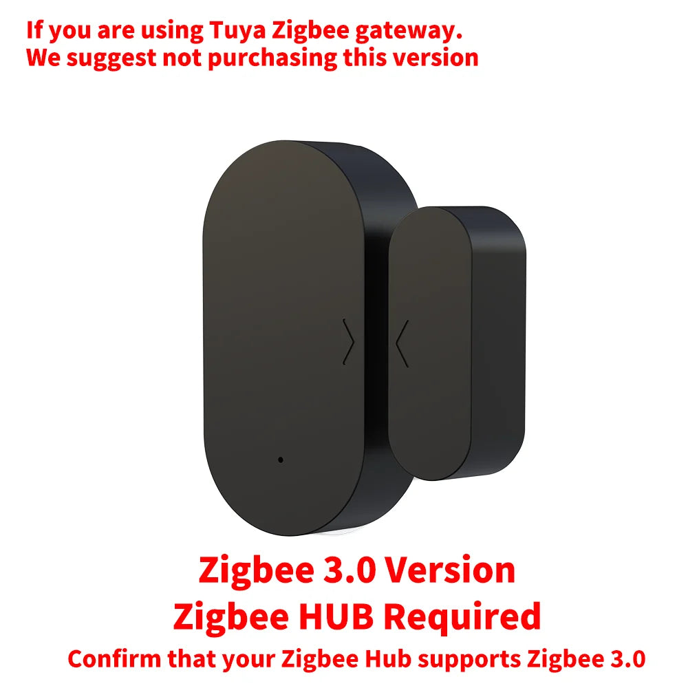 Zigbee 3.0 Door Window Sensor Contact Sensor For Smart Home Requires Zigbee Hub Support Alexa Zigbee2MQTT ZHA Home Assistant