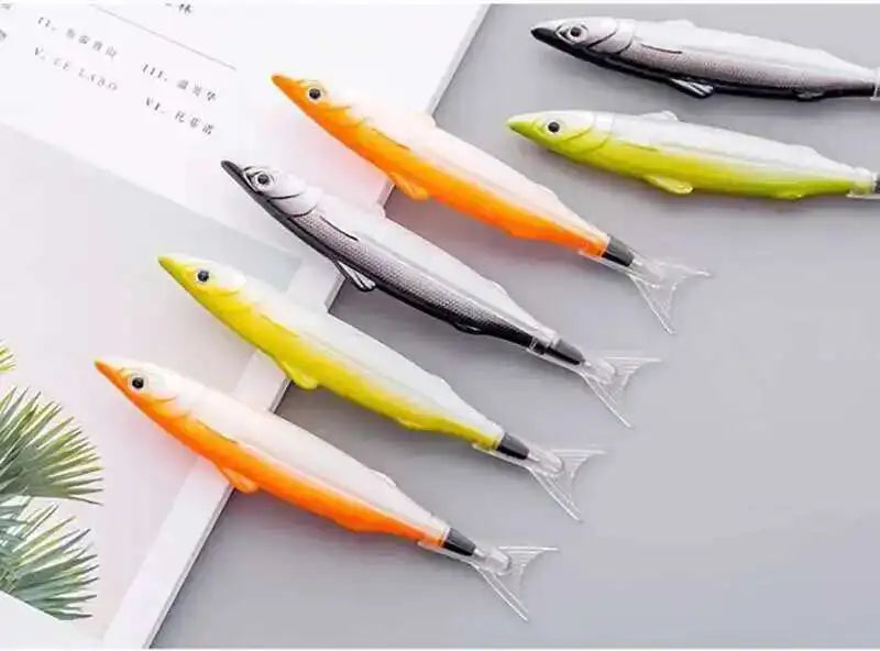 1 Piece Lytwtw's Cute Kawaii Sea Fish Stationery Creative Ballpoint Pen Office School Supply Novelty Funny Lovely Pens