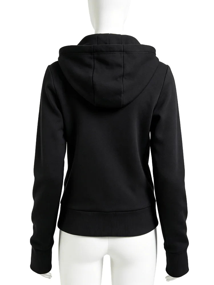Oversized Hoodie Women Y2k European and American Retro Oversized Zipper Harajuku Street Hip-hop Casual Zipper Sweatshirt Unisex