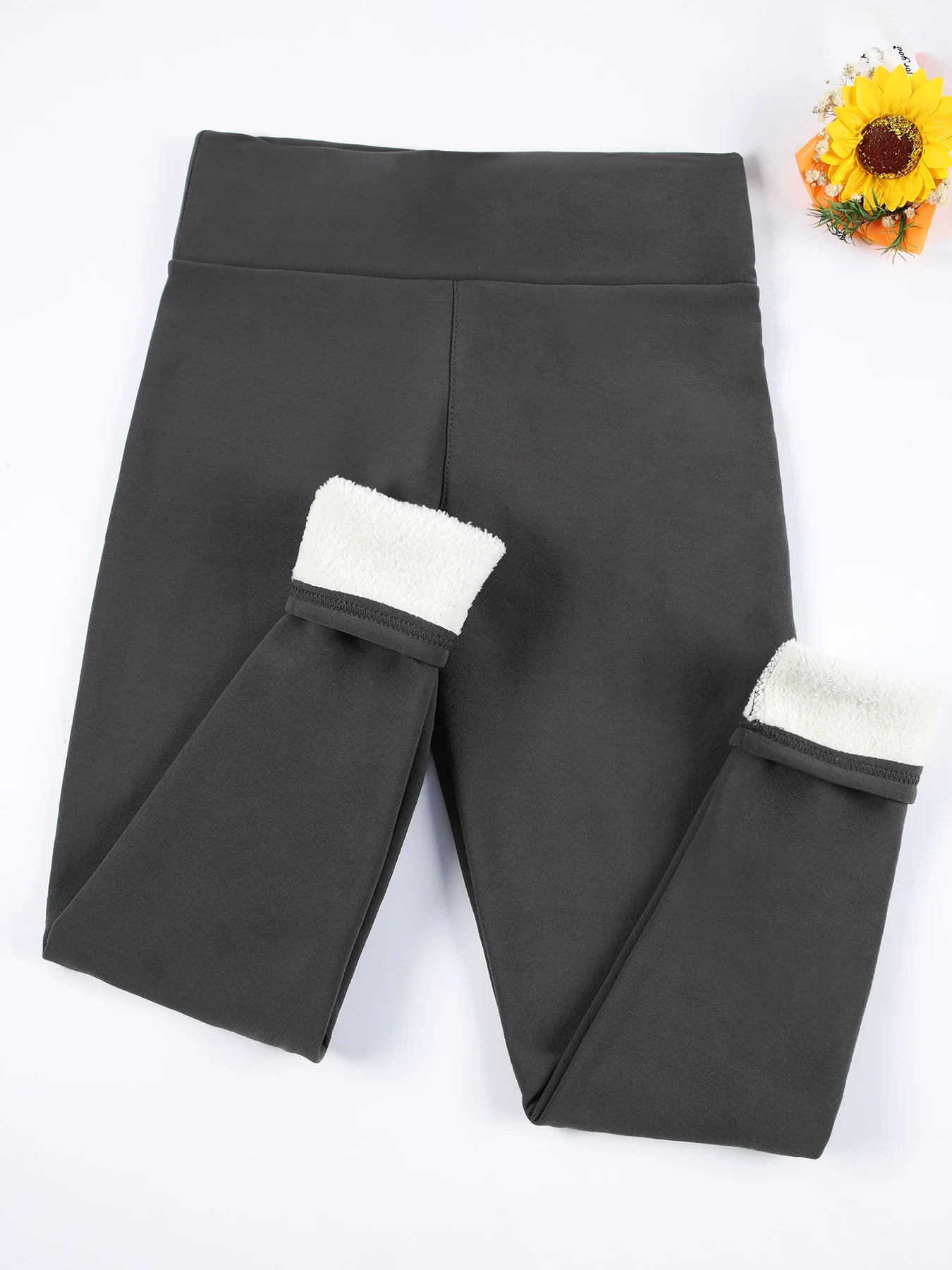 Fleece Lined Thermal Leggings for Women  High Waist Stretch Thick Winter Warm Pants for Casual & Daily Wear