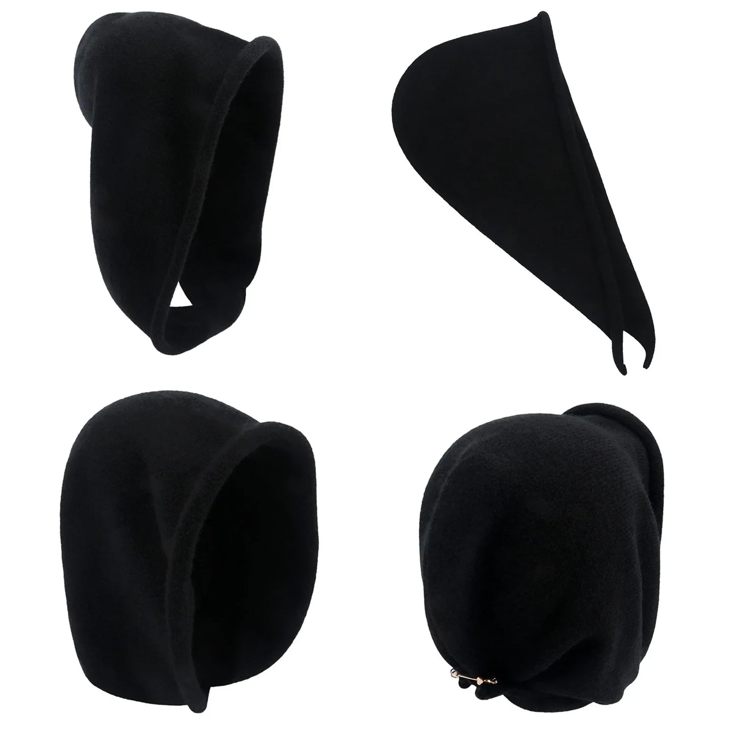 Fashion Women Winter Scarf Hat Set Knitted Cap Warm Balaclava Skullies & Beanies