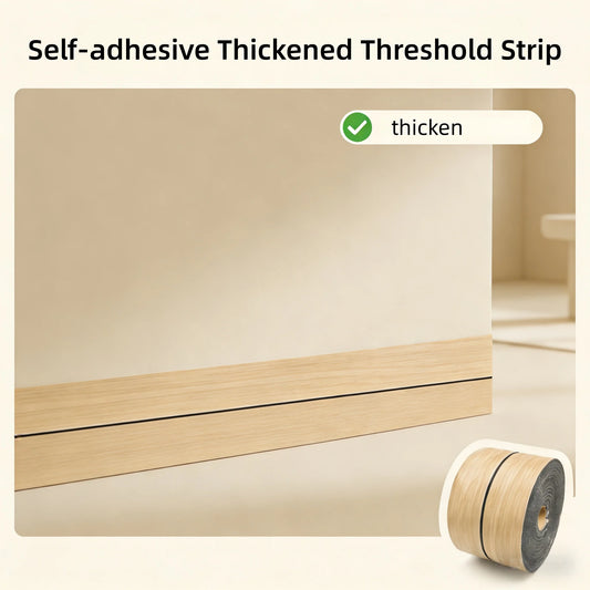 1 Roll 8cm High,Thickened Wood Grain Skirting Board,PVC Door and Window Frame Edge Decoration,Self-adhesive Thickened Threshold