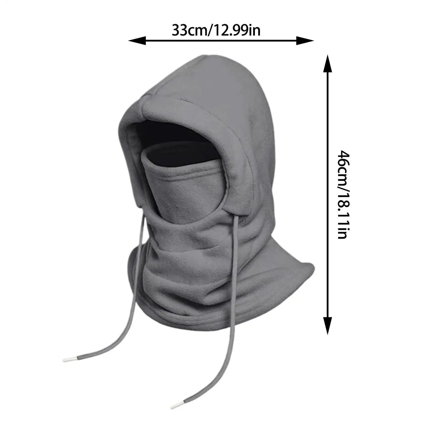 Winter Warm Hat With Mask And Neck Warmer Windproof Balaclavas For Men Women Masked Hat Cycling Cold Weather Protection