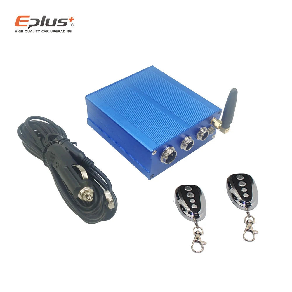EPLUS Car Exhaust Pipe Valve Electric Kit Universal Multi-angle Mode 51 63 76MM Controller Device Remote Kit