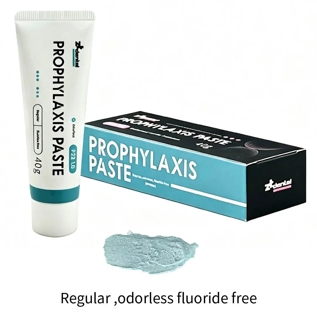 40g/PK Dental Prophy Paste P22 - Fine & Regular Grit Polishing Prophylaxis Paste 3 Flavors (Peppermint, Lemon, Odorless)