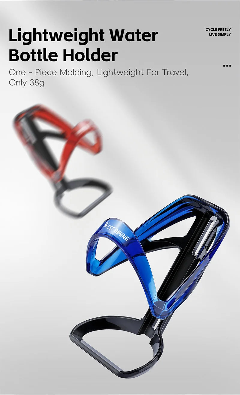 WEST BIKING Bicycle Bottle Cage Lightweight High Toughness Cycling Water Bottle Holder Drink Cup Stand MTB Road Bike Accessories