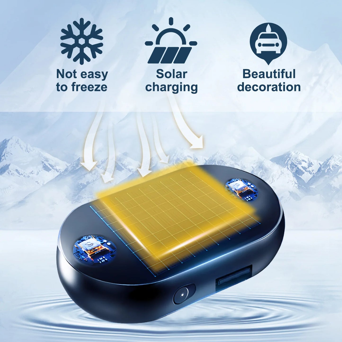 Car Window Glass Anti Freeze Device Winter Essentials Cars Windshield Electromagnetic Interference Snow Removal Auto Accessories