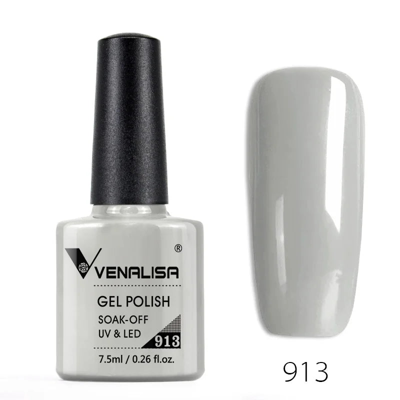 Venalisa Nail Gel Polish Semi Permanent Salon Quality TPO Free Glitter 7.5ml Soak off UV LED Nail Gel Varnish