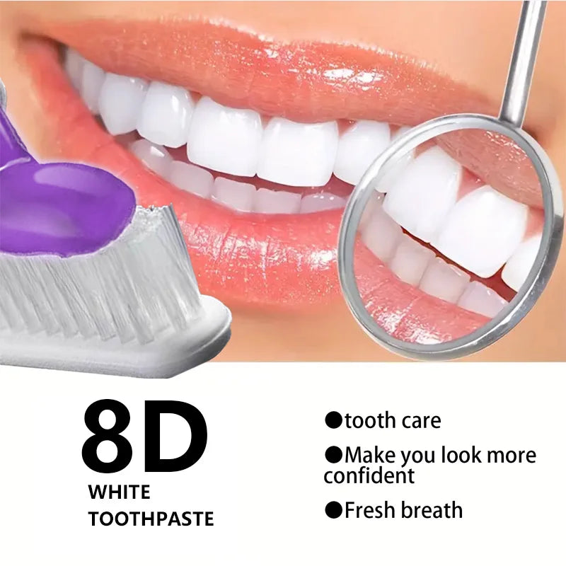 Purple Toothpaste – Deep Clean, Whiten Teeth, Freshen Breath, Protect Gums, Basic Oral Care Paste