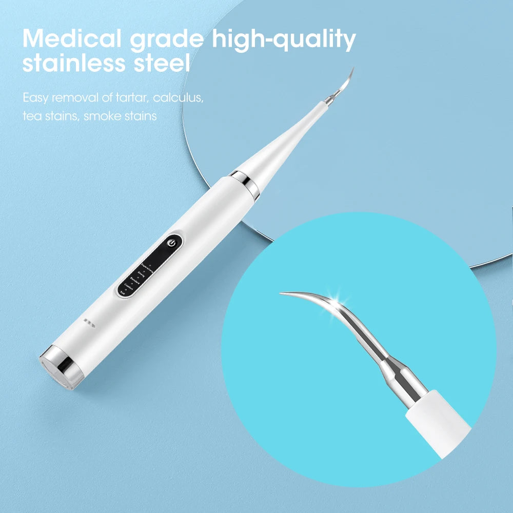Sonic Electric Toothbrush Teeth Whitening Kit Tooth Whitener Calculus Plaque Tartar Remover Tools Cleaner Stain Oral Care