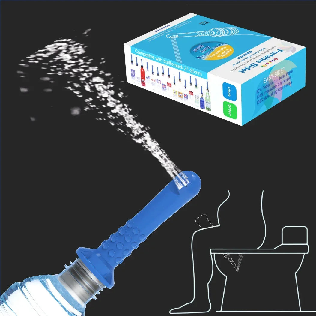 2/3pcs Portable Bidet for Toilet or Travel, Compatible with Every Bottle, Ecological, Mini, Elderly, Sprayer, Bio, Personal
