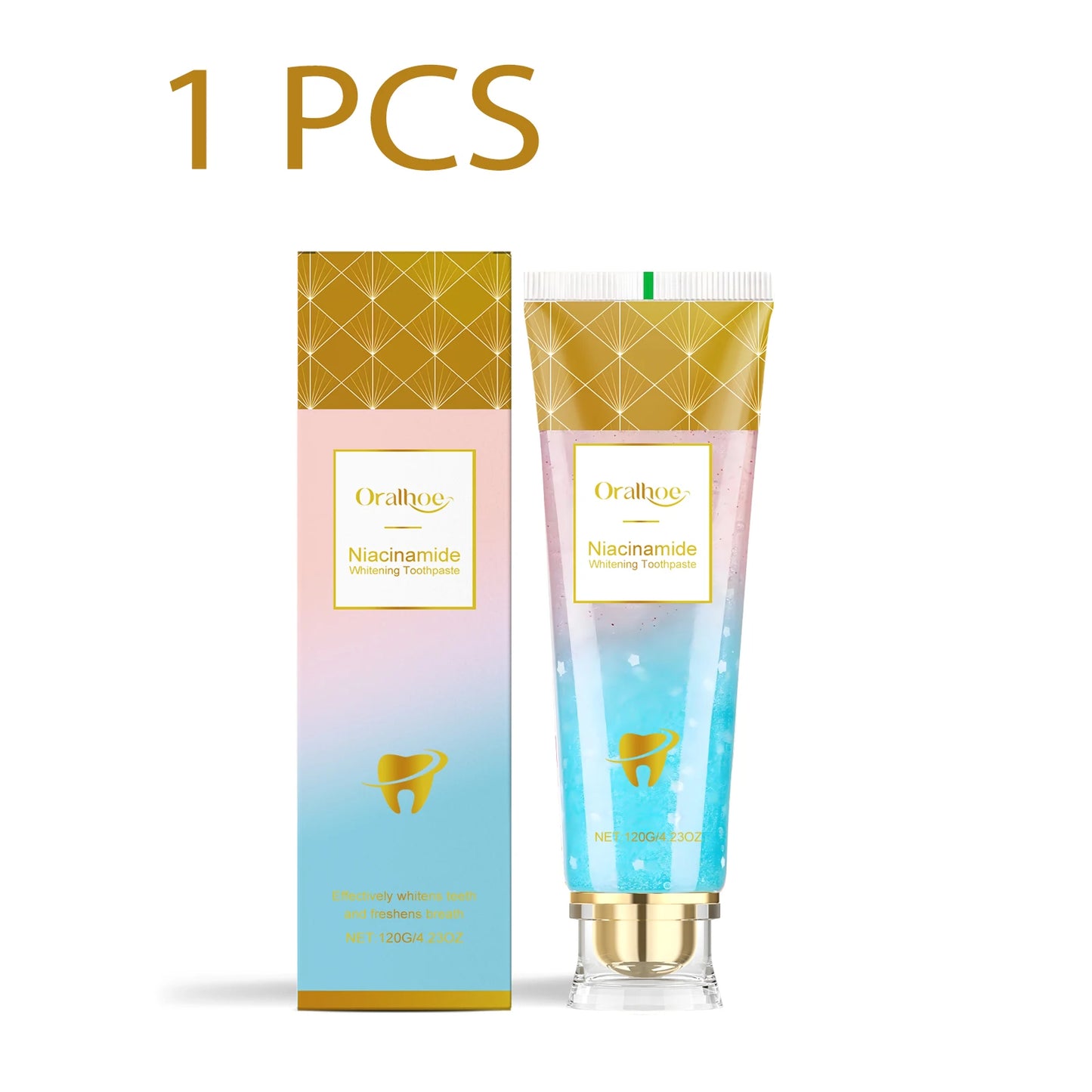 Brightening Toothpaste Gentle Stain Removal Fresh Breath Daily Oral Care Mint