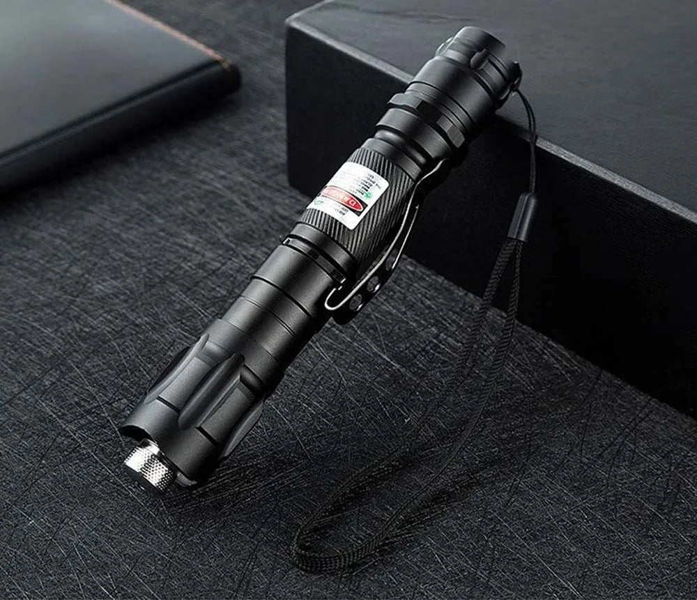 (Do not provide batteries)Green Laser Pointer 5 pcs Cap Teaching Tool Pet Automatic Cat Toys Laser Focus Adjustable Lazer Pen