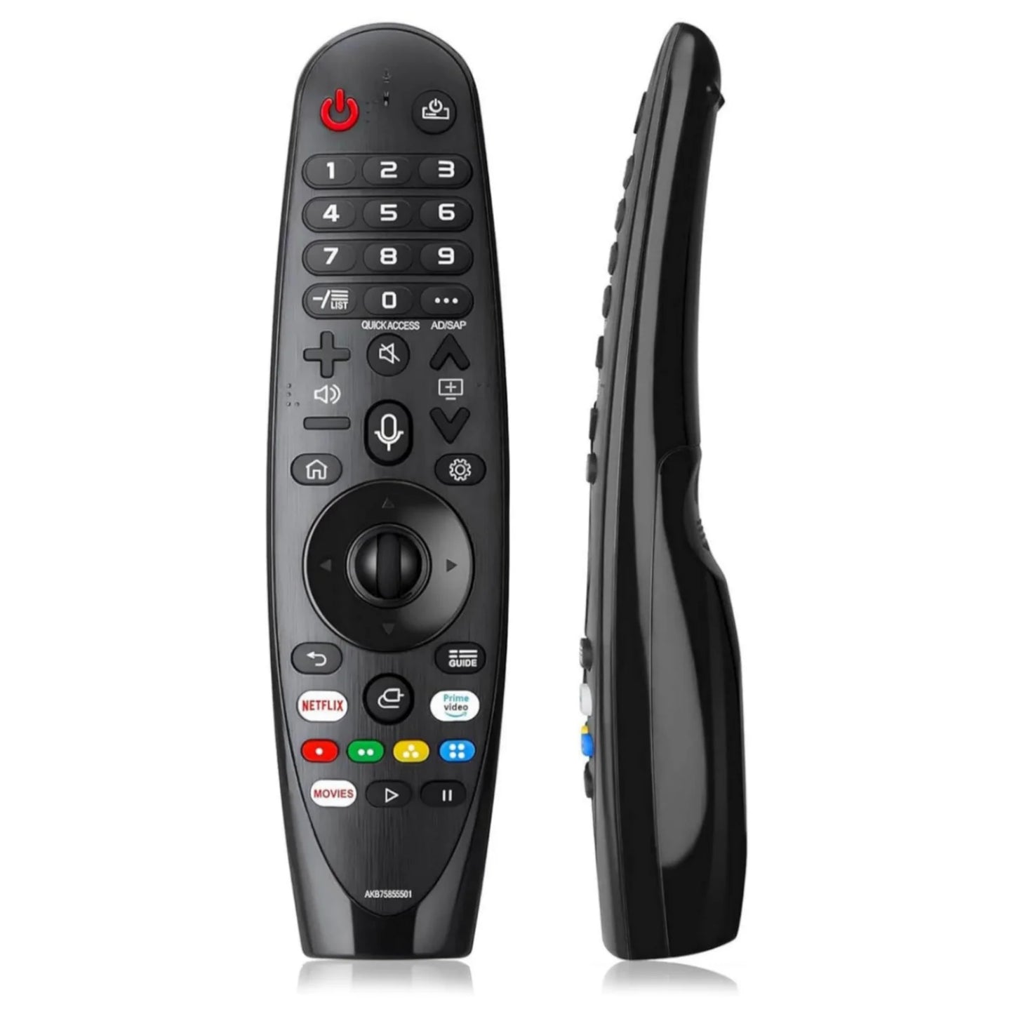 (No voice no  mouse function)IR AKB75855501 MR20GA Replaced Remote for 2020 LG Smart TV OLED, Nano Cell and 4K UHD Models