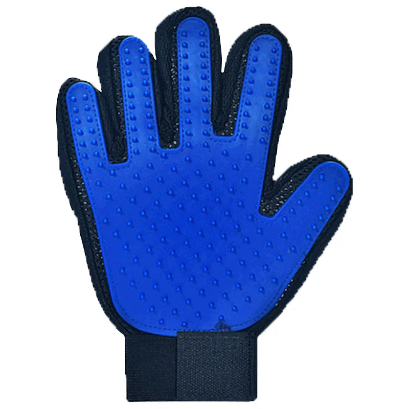 Pet Grooming Gloves Cat Dog Hair Remover Rubber Massage Brush Effective Floating Hair Cleaning Comb