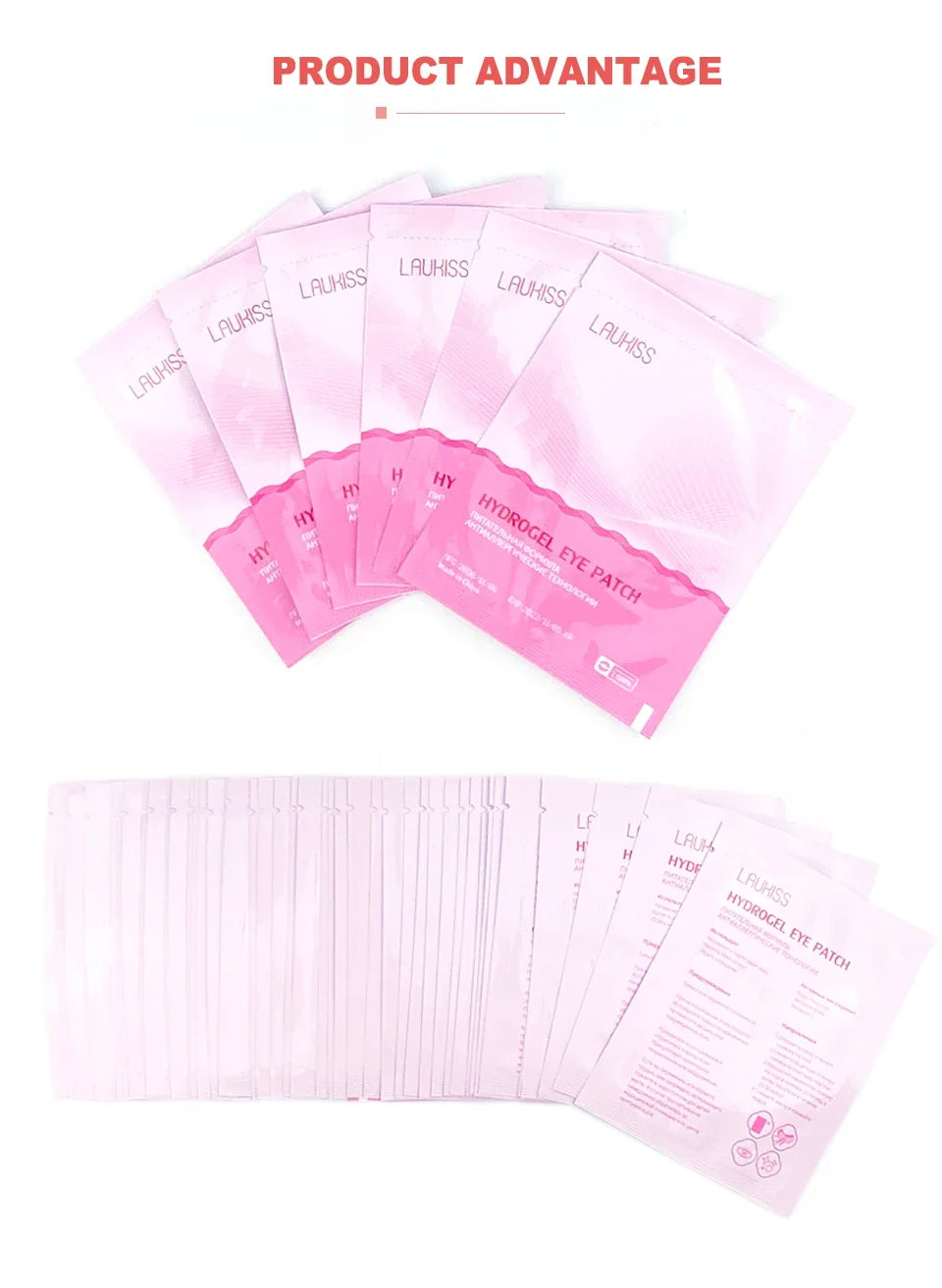 100pairs Eyelash Patches For Building Grafted Eyelash Pads Russian Packing Under Eyes Paper Stickers For Eyelash Extension