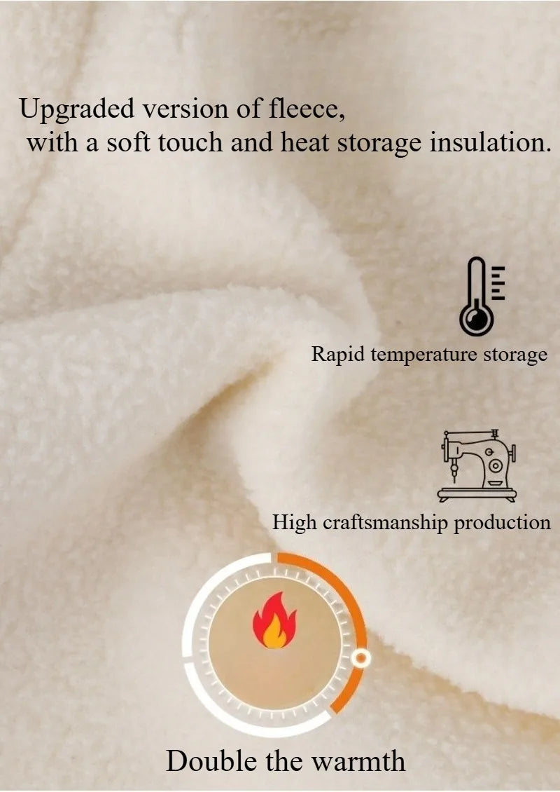 Winter Warm Hat with Mask and Neck Warmer 3-in-1 Windproof Balaclava for Men and Women Masked Hat Cycling Cold Weather Protectio