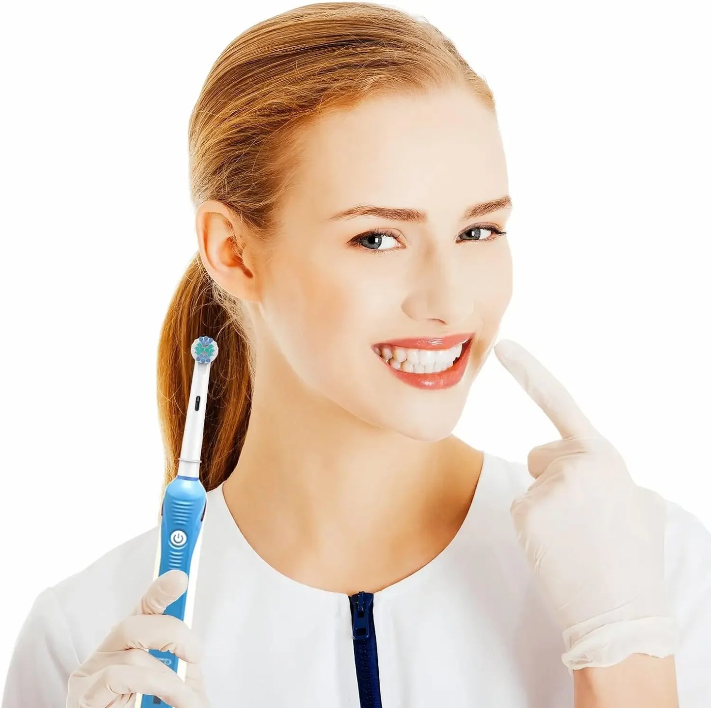 16pcs/Set For Oral-B Sonic Electric Toothbrush Replacement Brush Heads Fit Advance Power/Pro Health/Triumph/3D Excel/Vitality