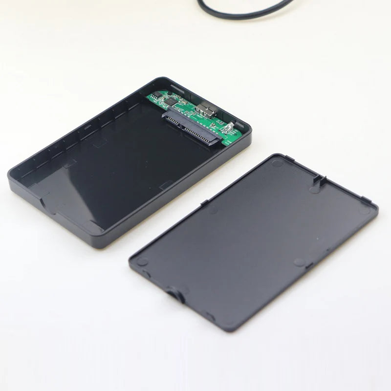 USB 3.0 HDD Enclosure 2.5" SATA HDD SSD External Hard Drive Case 5Gbps High Speed External Hard Drive Disk Box for PC Laptop PS5