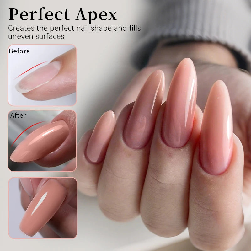 UR SUGAR 150g Soft Pink Quick Builder Nail Gel 6 IN 1 Acrygel For Nails Extension Constuction Self Leveling Soak Off UV LED Gel