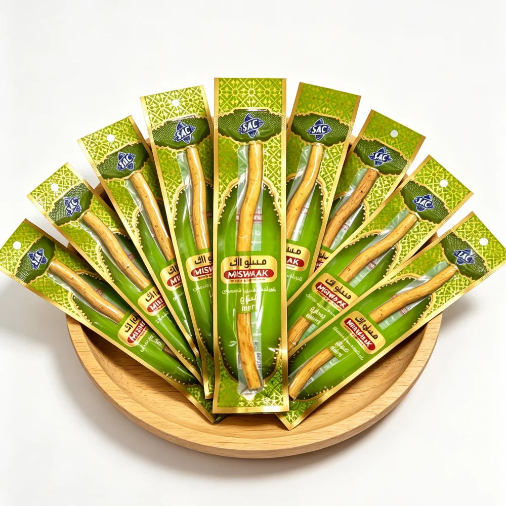 Mint Flavored Special Branch Miswak Vacuum Sealed Traditional Stick Toothbrush For Good Gums Teeth Fresher Breath Gift Siwak New