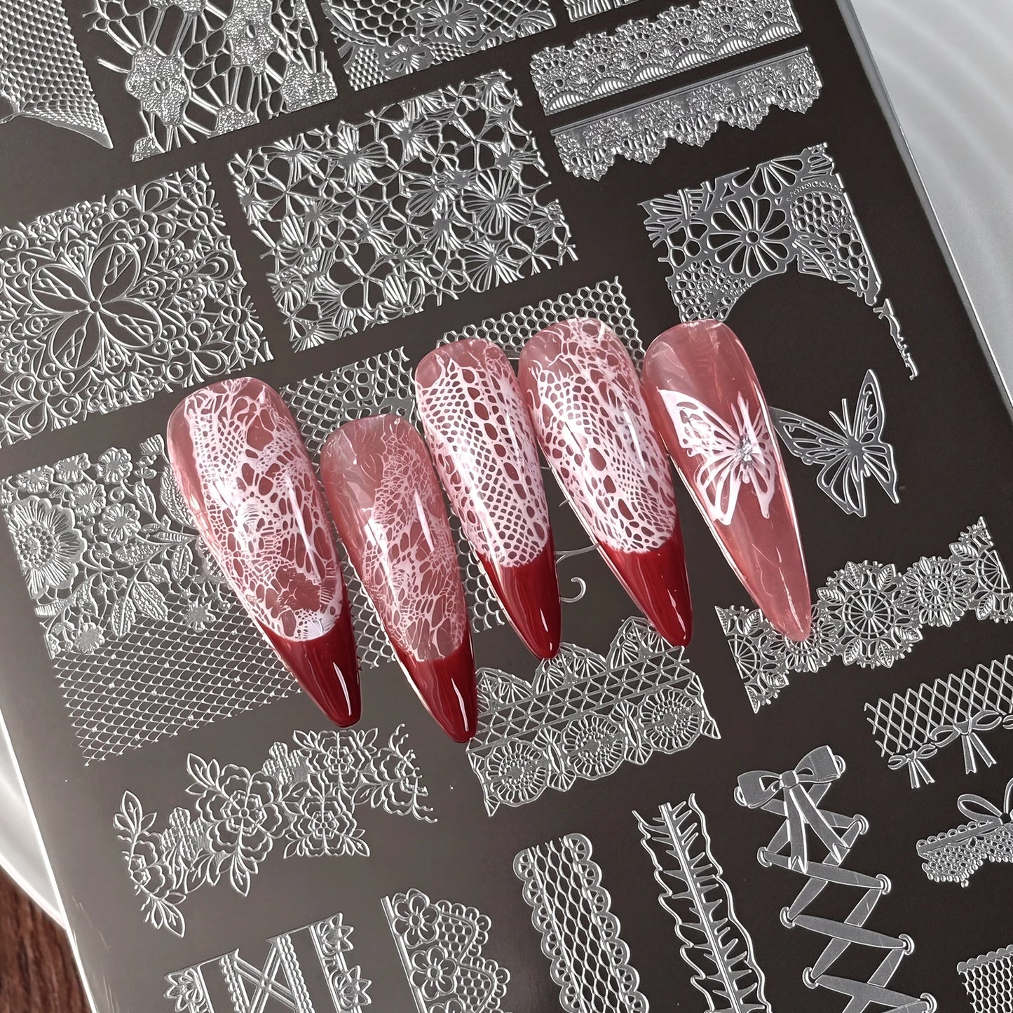 1Pcs Sexy Leopard Print Nail Stamping Plate Animal Skin Texture Nails Template 14.5x9.5cm Stainless Steel Manicure Print Stencil