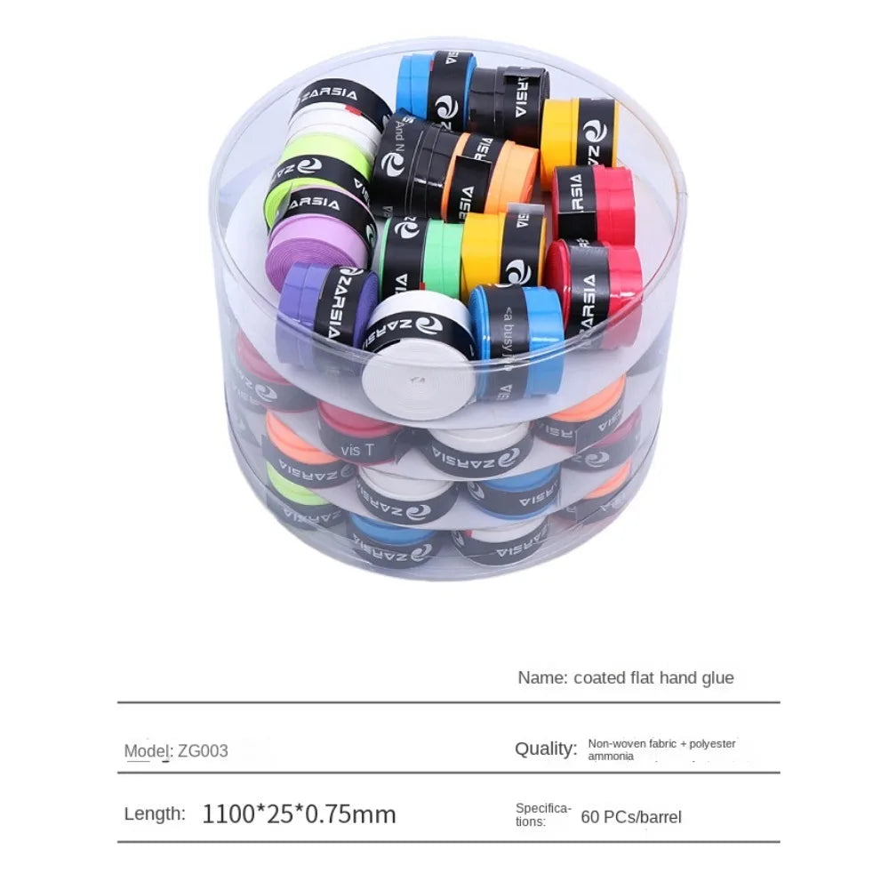 Shock Absorption Anti Slip Tennis Racket Sweatband Anti Slip Sweat Absorption Tennis Overgrip Padel Sweatband Colorful