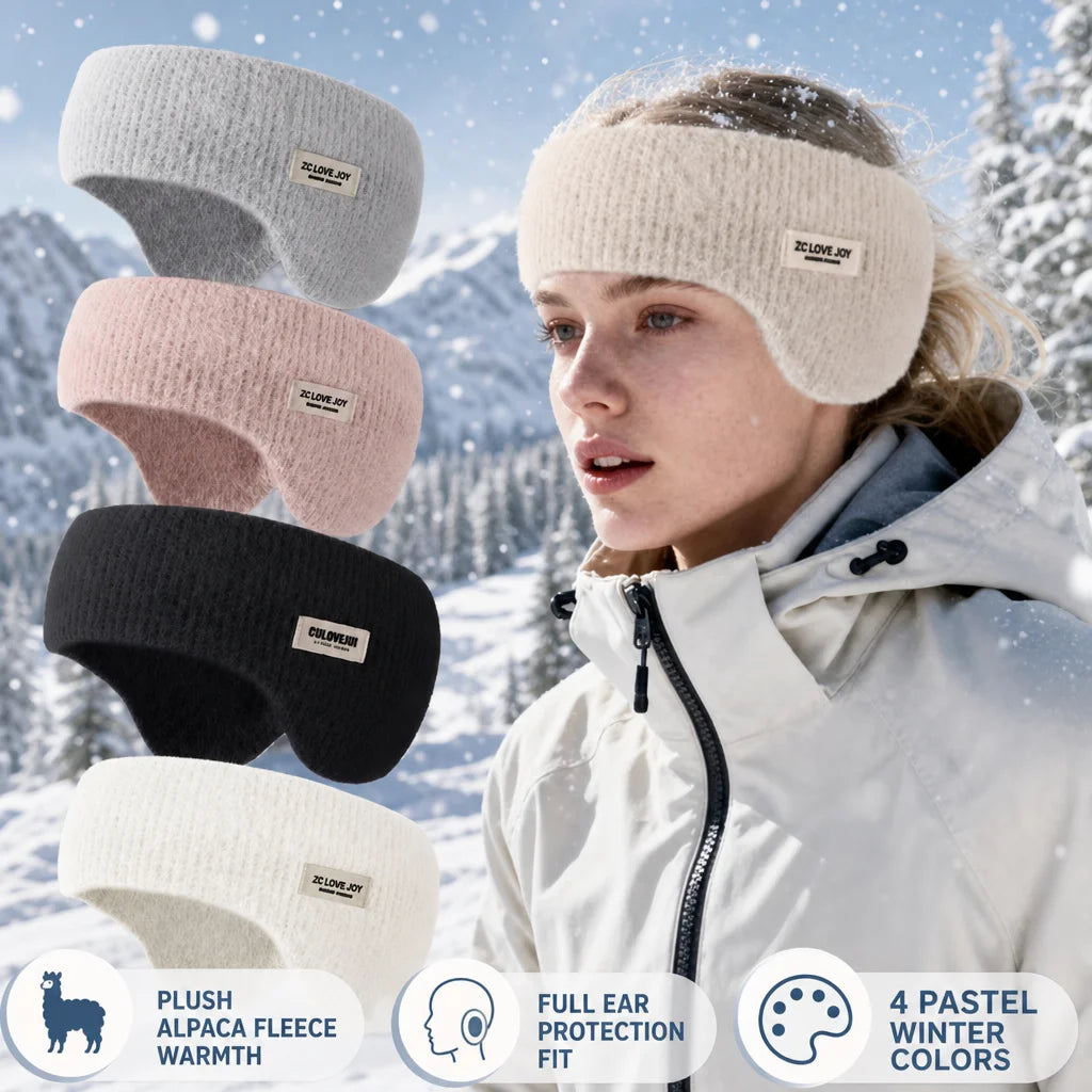 Winter Ear Warmer Earmuffs Headband Cute Hair Bands Outdoor Skiing Sport Thick Hairband For Women Men Headscarf Hair Accessories