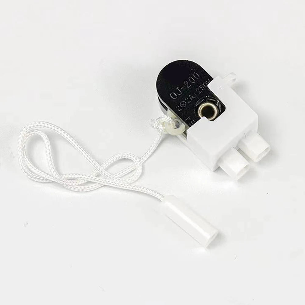 1Pcs Pull Cord Switch PC/PA + Alloy Pull Cord Wall Light Switch With Cord Rotating Pull Cord Switch For Table Lamps Floor-Lamps