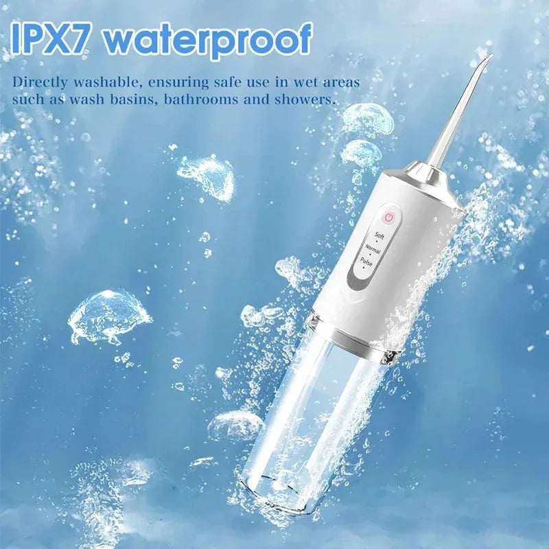 Powerful Water Oral Irrigation Irrigator Jet Ultrasound Air Ipx7 Waterproof Mouthwash Machines Dental Floss Flosser Irigator