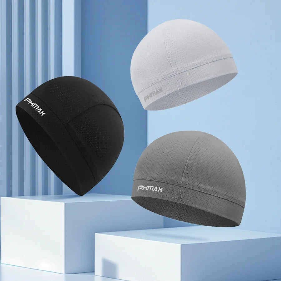 PHMAX Ice Silk Cycling Cap Mesh Breathable Ice Cool Sports Cap Sun Protection Cycling Cap Bicycle Mask Sports Headband