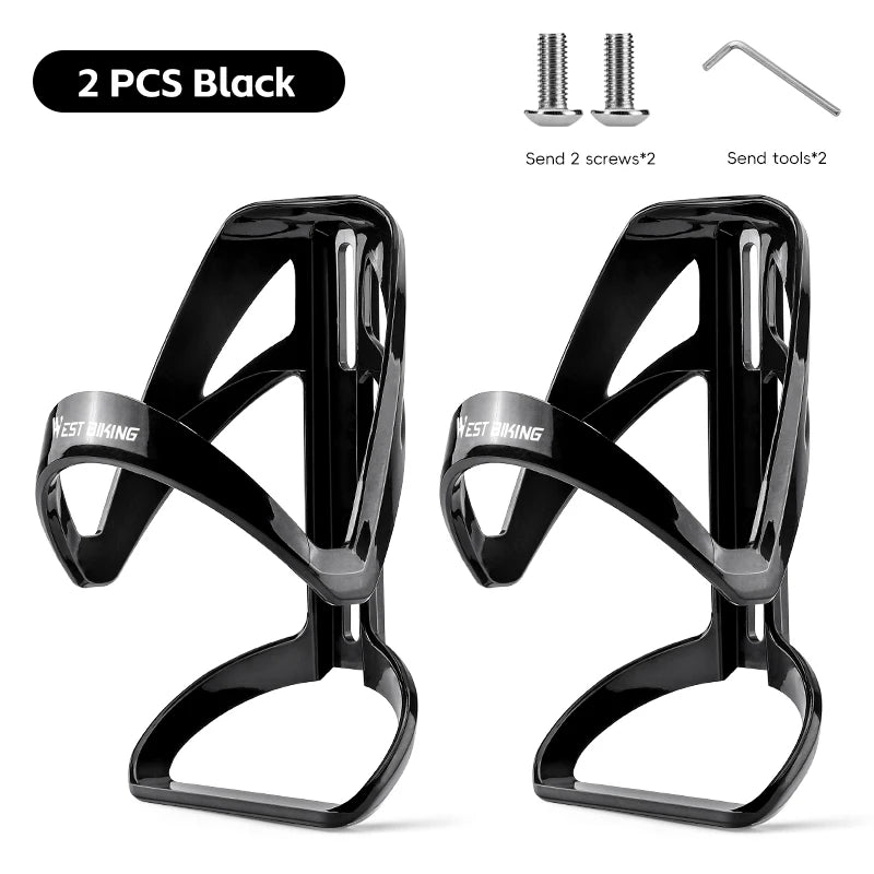 WEST BIKING Bicycle Bottle Cage Lightweight High Toughness Cycling Water Bottle Holder Drink Cup Stand MTB Road Bike Accessories