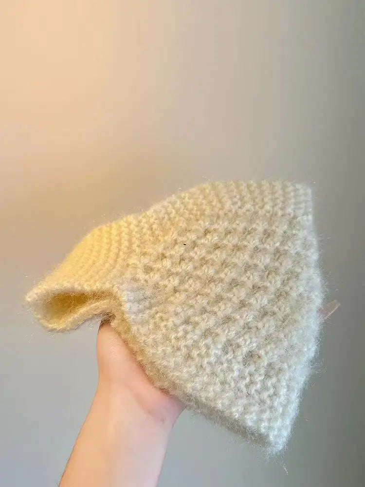Autumn and Winter New Knitted Wool Headgear Women's Warm Ear Protectors Wool Cap Wide Headband Headband Hair Accessories