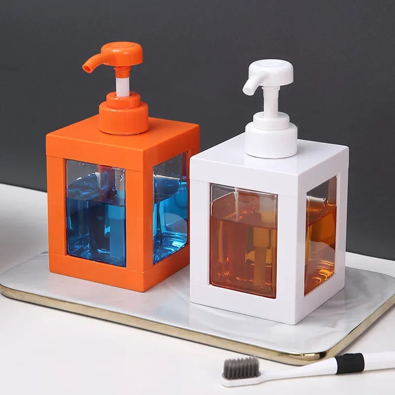 Kitchen Liquid Soap Dispenser 750/500/1000Ml Empty Pump Shampoo Bottle Dish Soap Container Bathroom Accessories