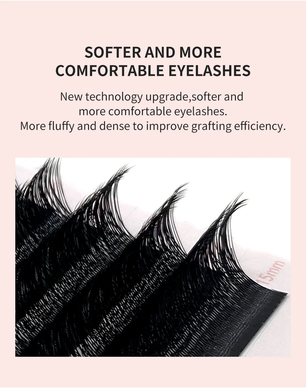 NATUHANA 3D W Shape Lashes Premade Volume Fan Lash Extensions Natural W Style Lashes Faux Mink Individual Lashes Makeup(2.0)