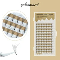 GAHAMACA Eyelash Extension 0.07mm C/D/L/LU Curl Lash 3dW-Shape Eyelashes Extension Natural Soft Premade False Lashes ﻿Wholesaled