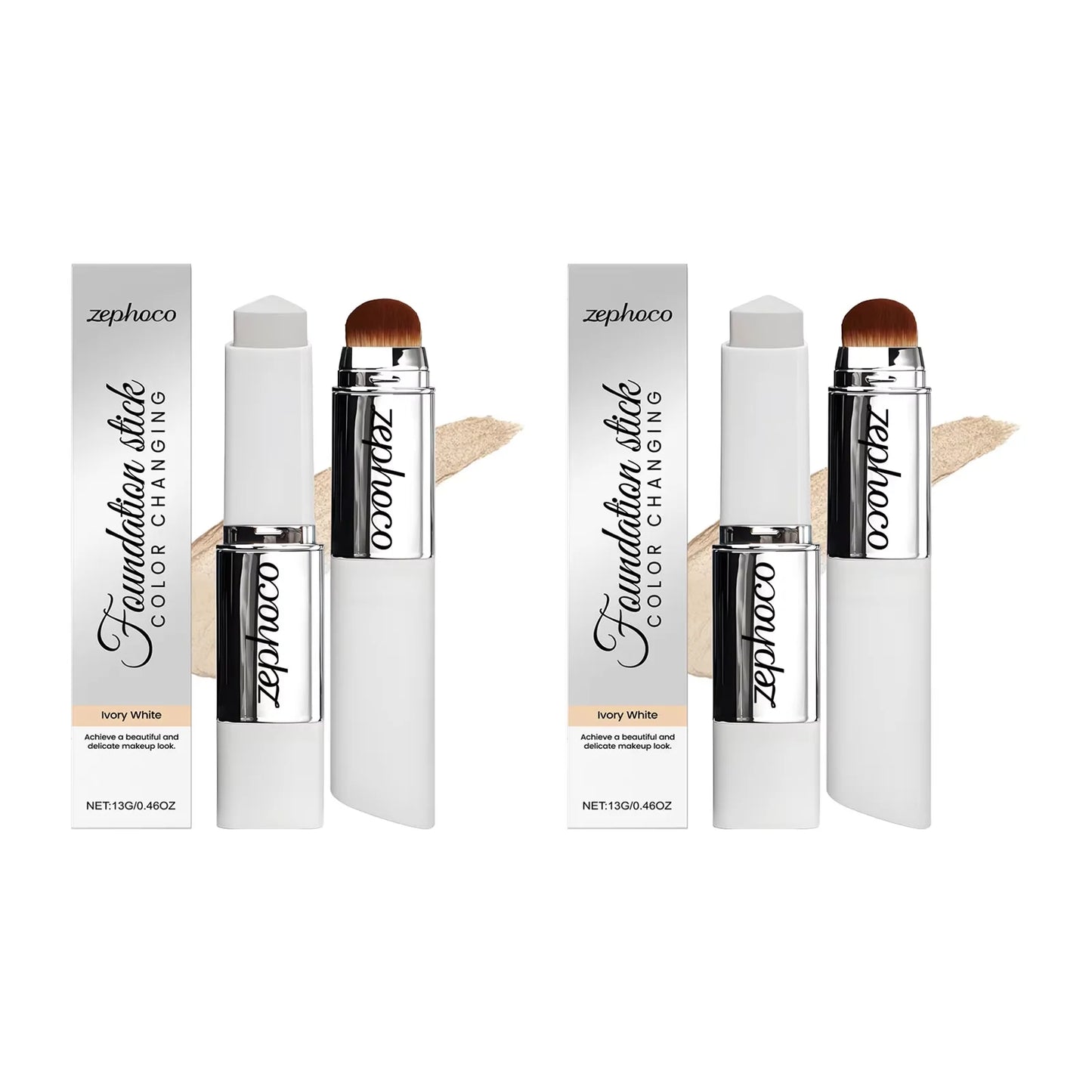 Foundation Stick Natural Persistent No Trace Makeup Feeling Even Skin Tone Invisible Pores Decorate Fine Lines Concealer Stick