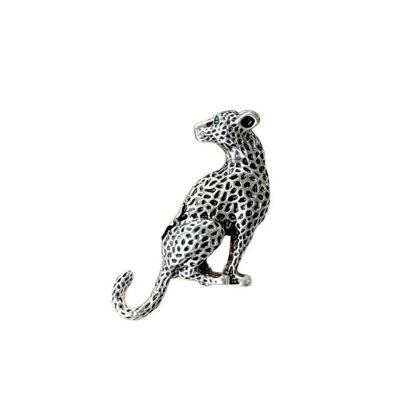 Leopard Brooch Pin Animal Jewelry Winter Coat Dress Party Accessories Gift