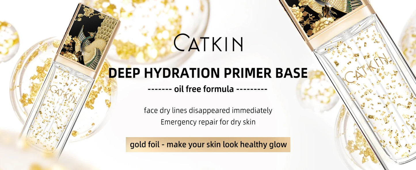 CATKIN Foundation Primer & Gel - Minimizes Look of Pores, Fine Lines, and Imperfections, All Skin Types