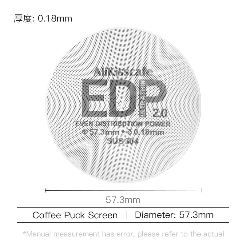 Alikisscafe Coffee Puck Screen Magnetic Espresso Filter 49.5mm 51mm 53.5mm 57.3mm 58.5mm Barista Portafilter Accessories Tools