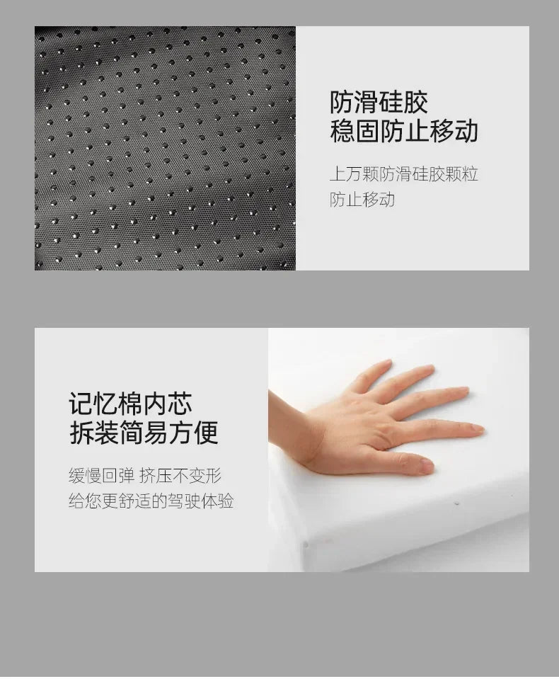 Wave Embroider PU Leather Car Armrest Mat Center Console Arm Rest Protection Cushion Auto Armrests Storage Box Cover Pad