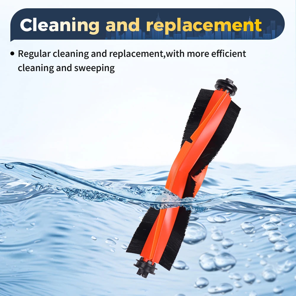 Durable Main Brush Part For Xiaomi Vacuum X10+/X20+/X20 Plus/S20+/S10 Plus For Dreame X30Ultra/L10s Ultra/X40Ultra/L20 Ultra