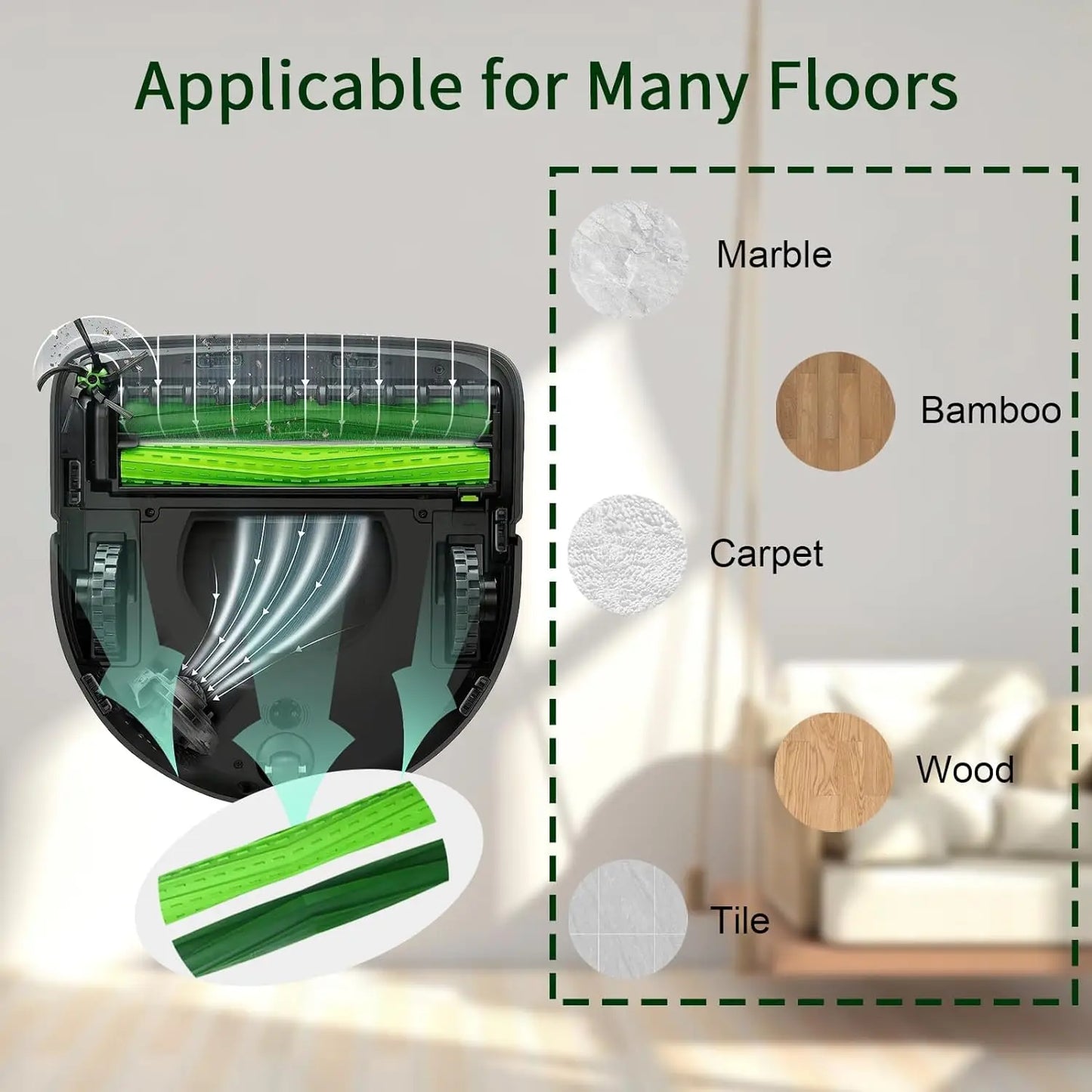For IRobot Roomba S9 (9150) S9+ S9 Plus (9550) S Series Vacuum Cleaner Multi-Surface Roller Brush Replacement Parts
