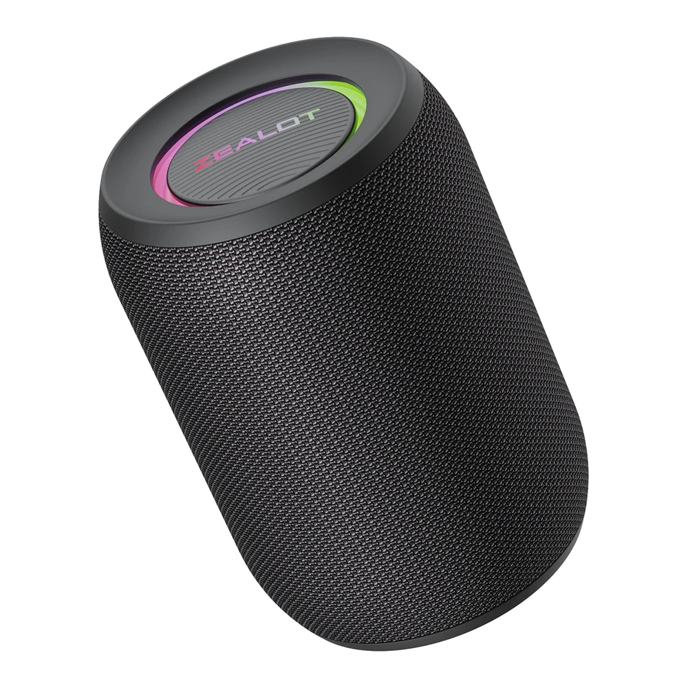 ZEALOT-S32PRO Powerful Bluetooth Speaker, Bass Wireless, LED Light, Outdoor Speakers, Subwoofer, Waterproof Sound Box Support
